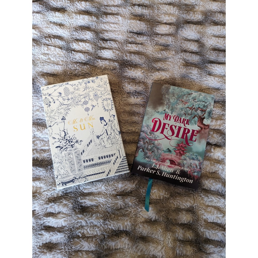 My Dark Desire LJ Shen Parker Huntington Collector Edition Sprayed Edges Sleeve